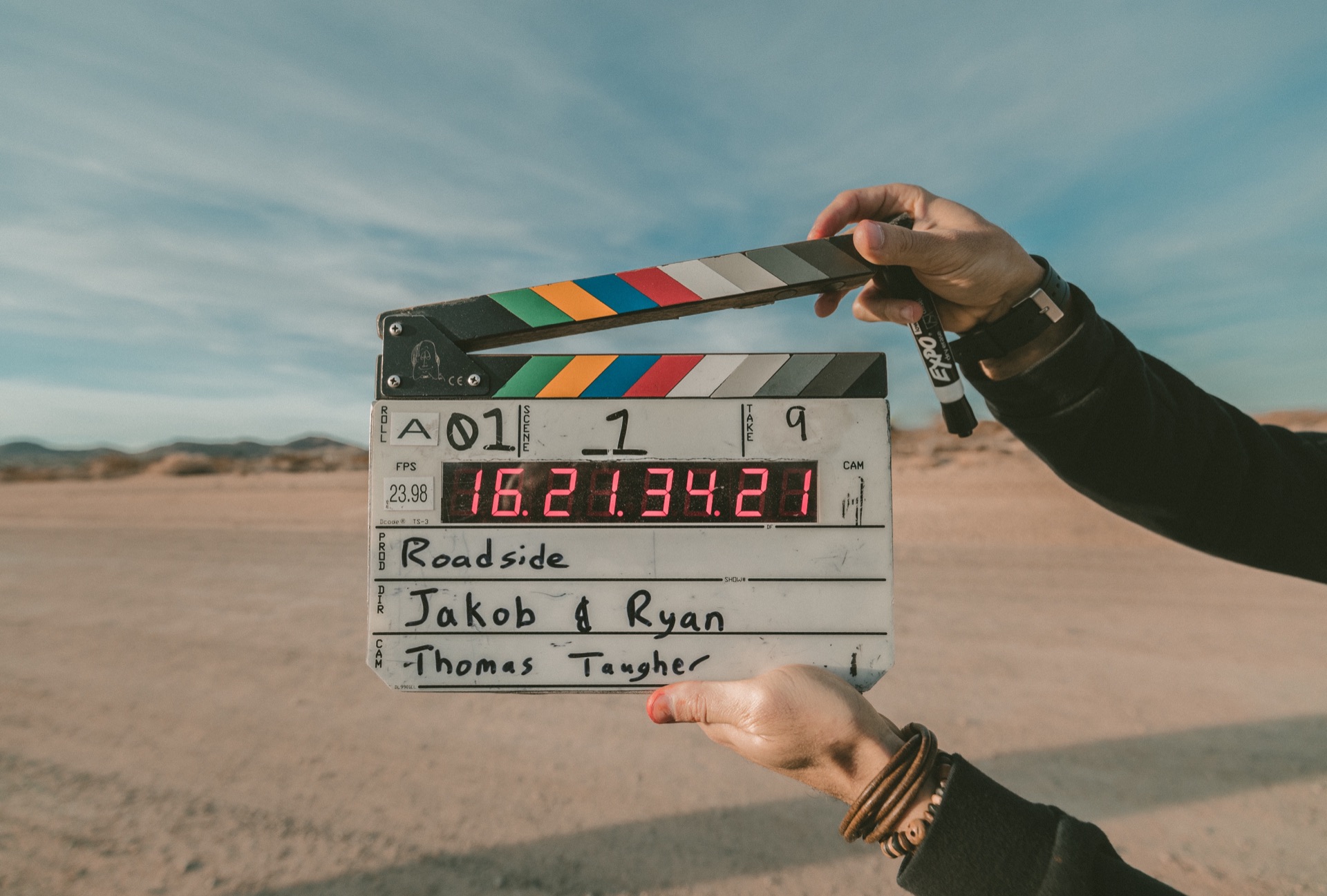 Film clapboard