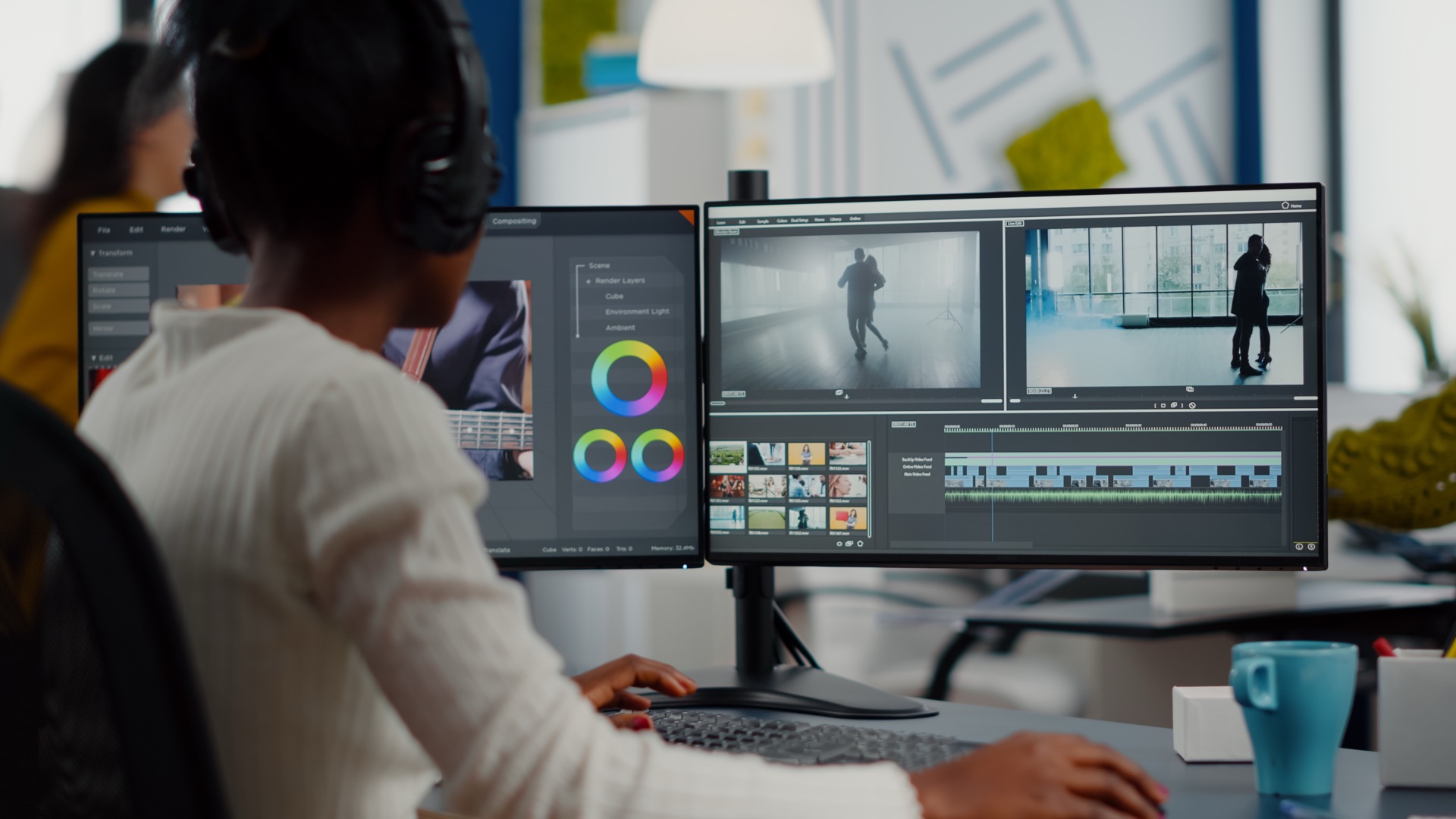 Post production in process